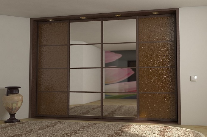 Шкаф-купе Енна тип Встроенный  количество дверей: Четырёхдверные  фасад ЗеркалоМДФ